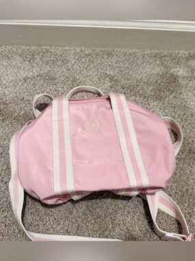 VS Pink Mini Nylon Duffle Bag - pink